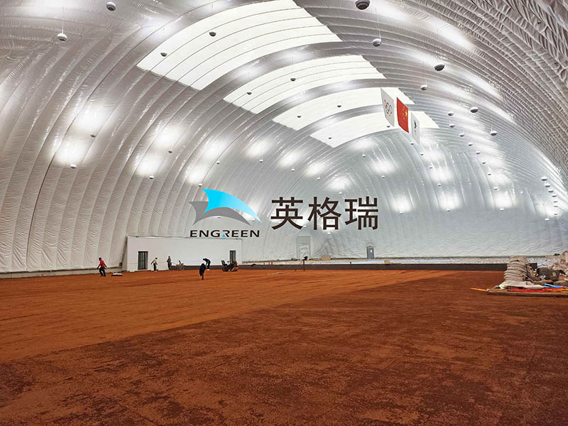 誰懂啊！氣膜網(wǎng)球館搭建居然這么省心？球友速碼！